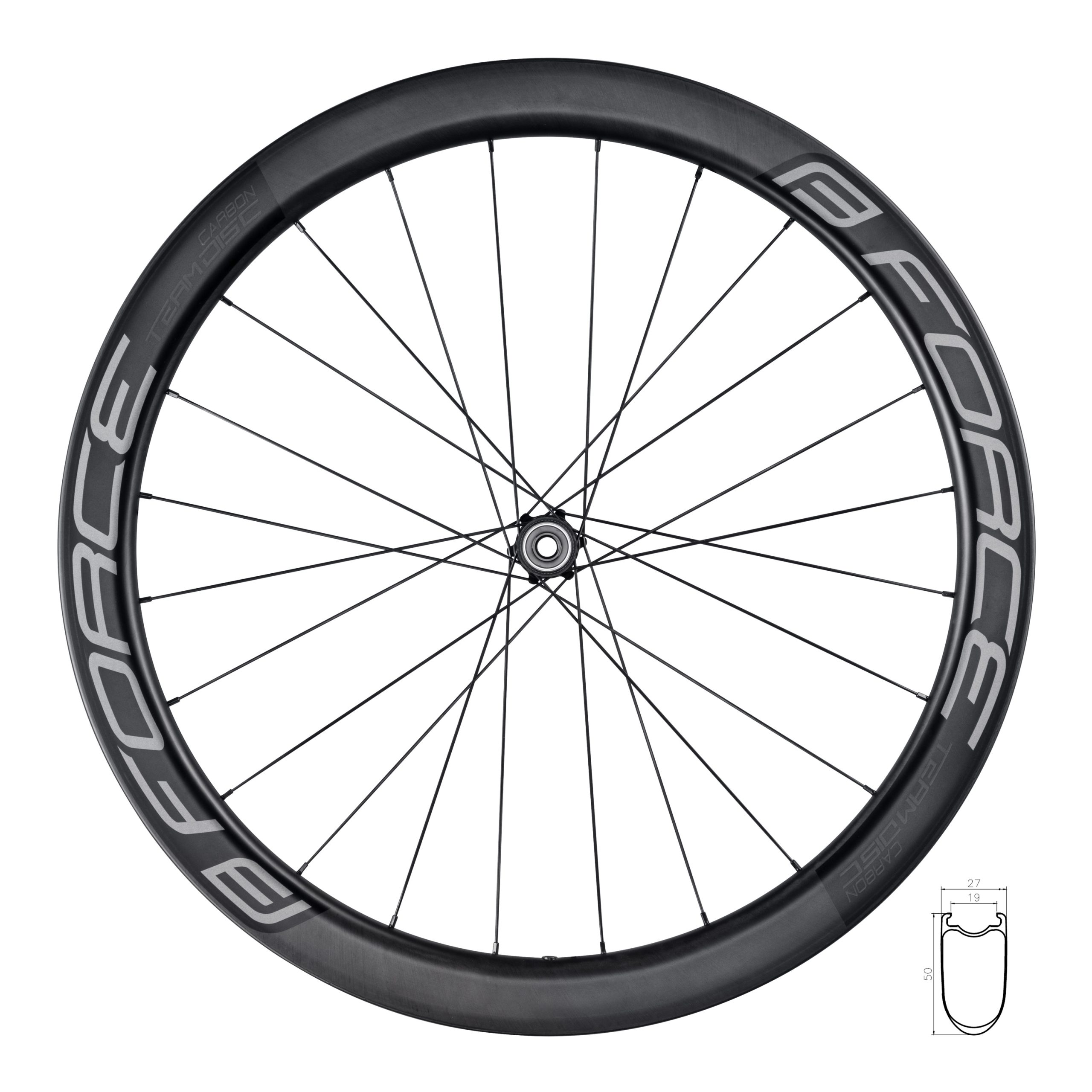 wheel read road F. TEAM SP CARBON DISC 50 clincher