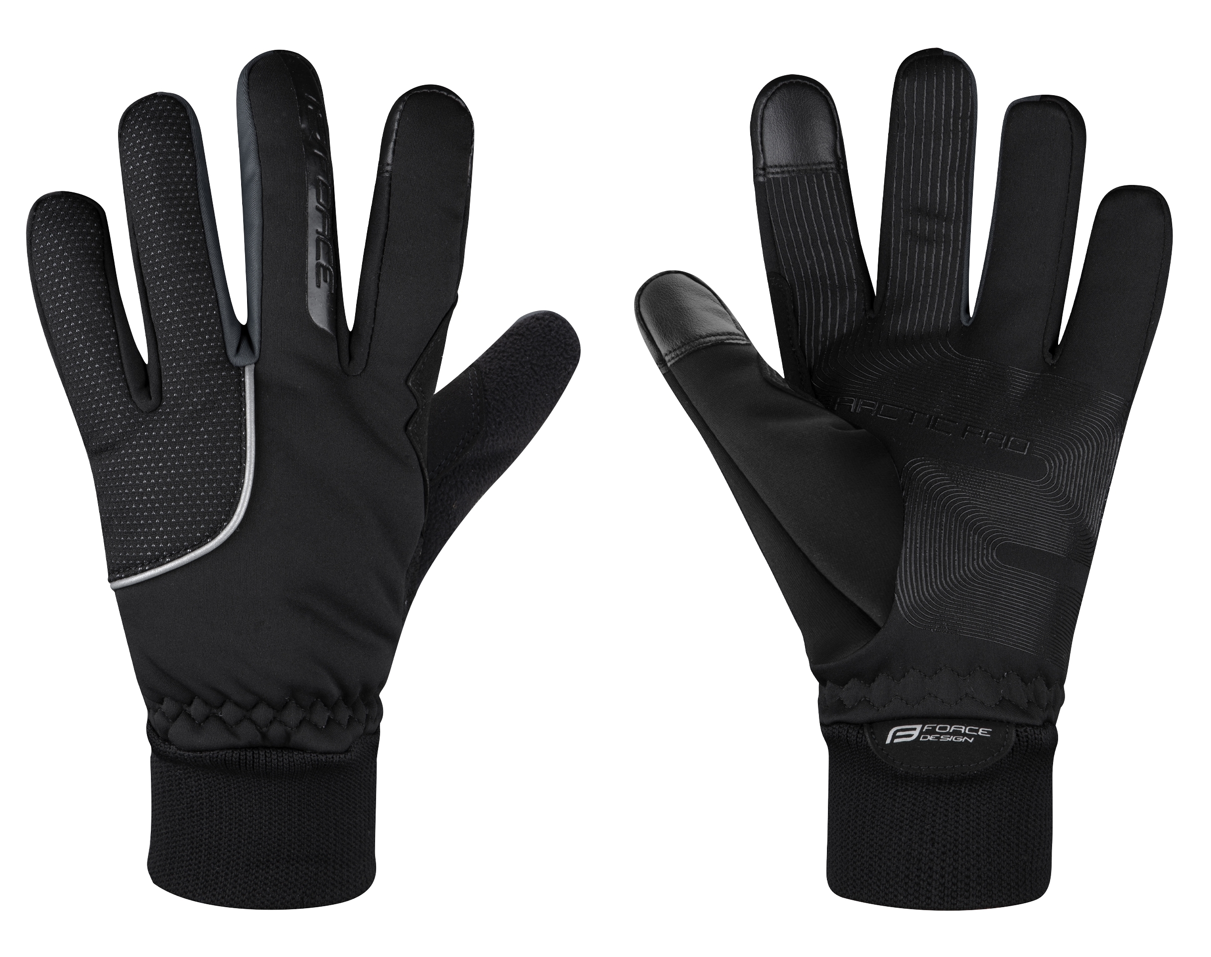 winter gloves FORCE ARCTIC PRO, black L