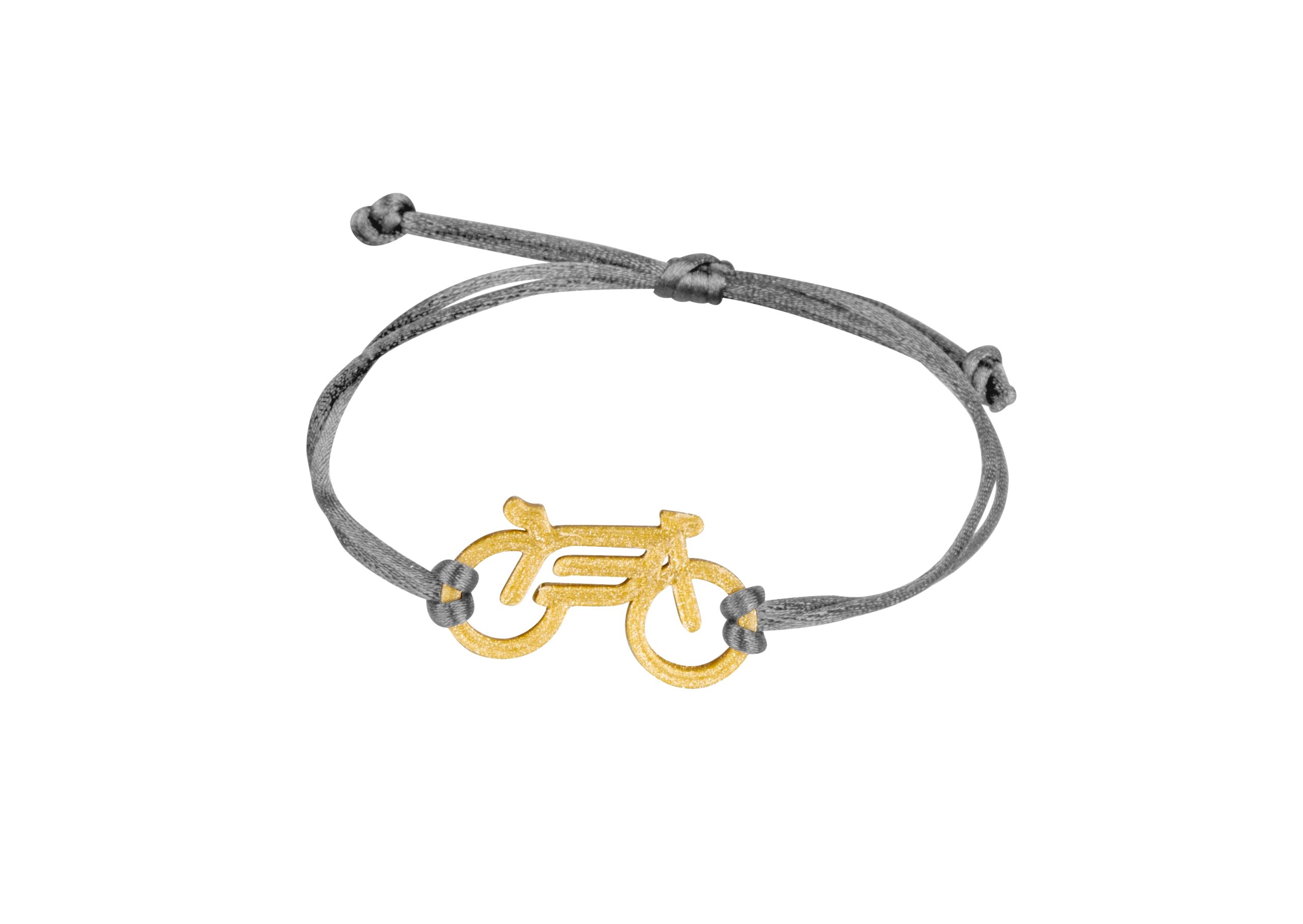 wrist band FORCE BIKE, gold-grey